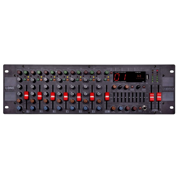 Table de mixage multimédia rackable 3U Rondson