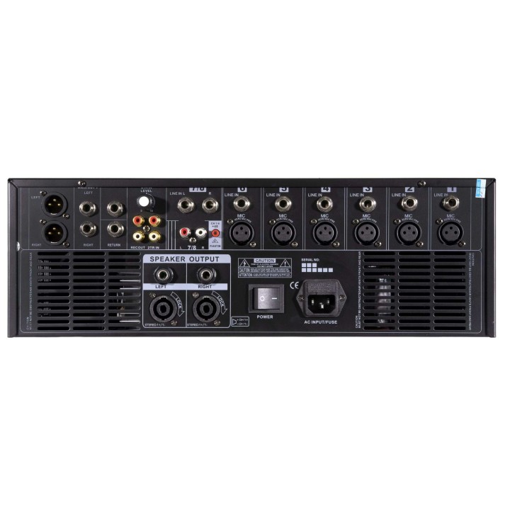 Table de mixage multimédia rackable 3U Rondson