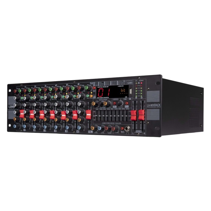 Table de mixage multimédia rackable 3U Rondson