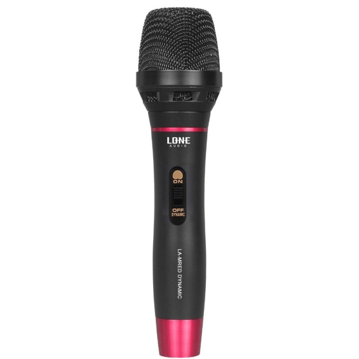 Micro main dynamique super cardioïde couleur ROUGE Rondson