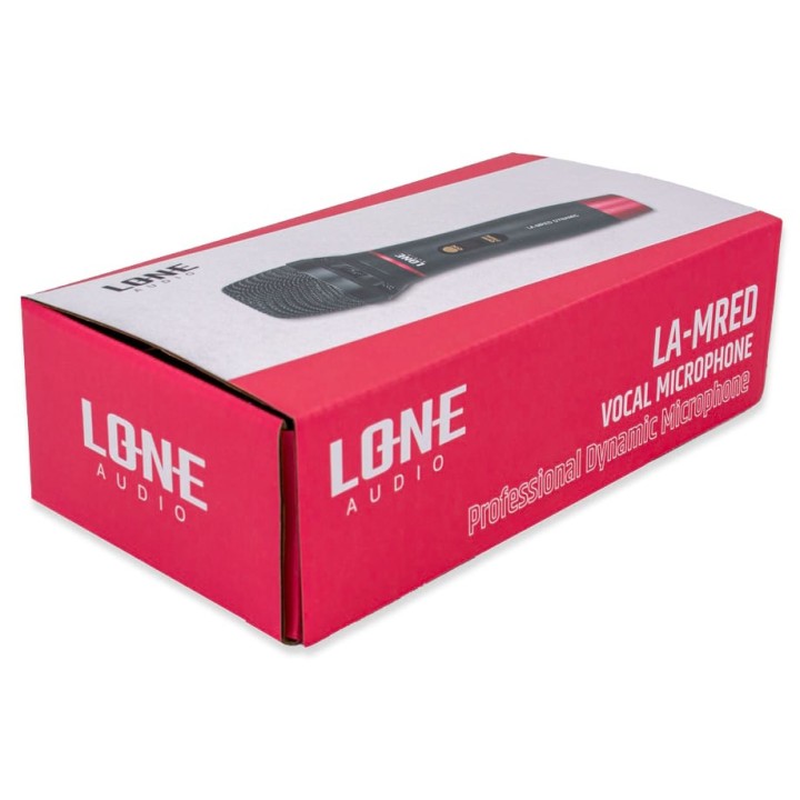 Micro main dynamique super cardioïde couleur ROUGE Rondson