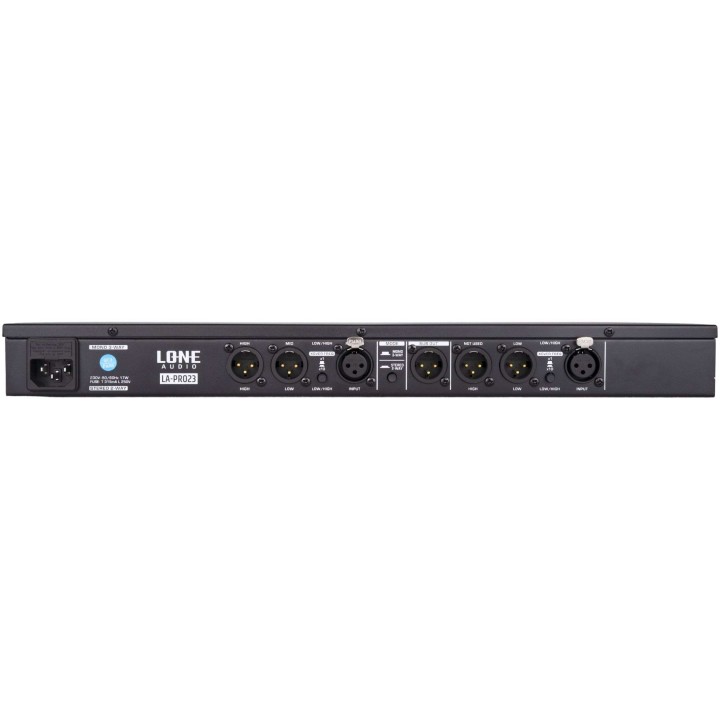 Processeur de diffusion stéréo 2 voies ou mono 3 voies rackable 1U Rondson