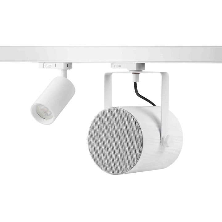 Haut-parleur spot blanc amplifié sans fil 15W - Bluetooth Rondson
