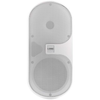 Paire d'enceintes murales blanches 2 voies 80W MAX 8 Ohms -IP55 Rondson