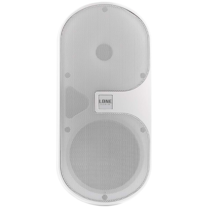 Paire d'enceintes murales blanches 2 voies 80W MAX 8 Ohms -IP55 Rondson