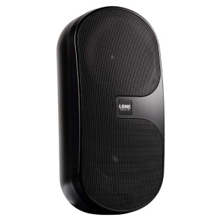 Paire d'enceintes murales noires 2 voies 80W MAX en 8 Ohms -IP55 Rondson