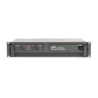 Ampli stéréo professionnel - 2 x 365 W/8 ohms - 230V - 19p 2U Rondson
