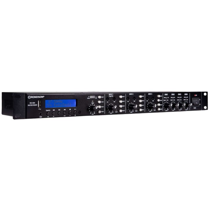 Préamplificateur 4 canaux (4 entrées / 4 sorties) - 19p 1U Rondson