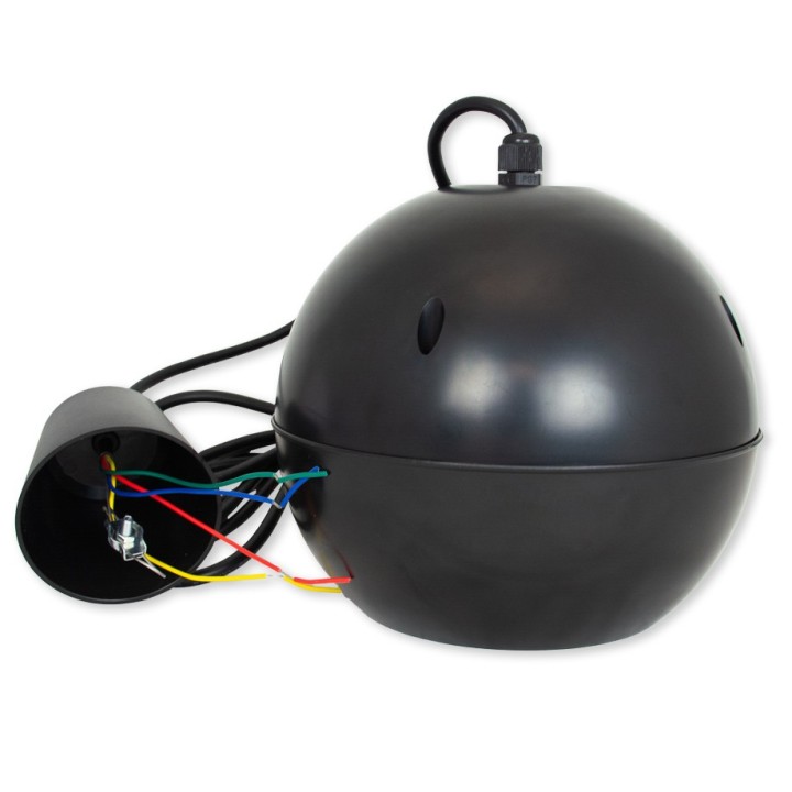 Enceinte sphérique Noire - 10/5/2.5 W en 100V Rondson
