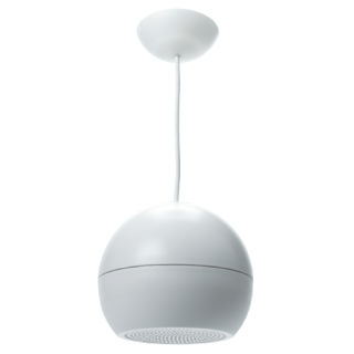 Enceinte sphérique Blanche - 30/15/7.5 W en 100V Rondson