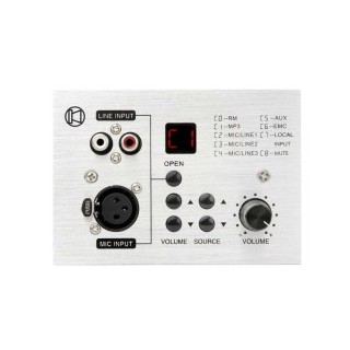 Platine d'animation murale 2 canaux compatible série amplis AM-2 Rondson