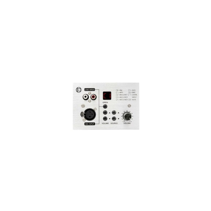 Platine d'animation murale 2 canaux compatible série amplis AM-2 Rondson