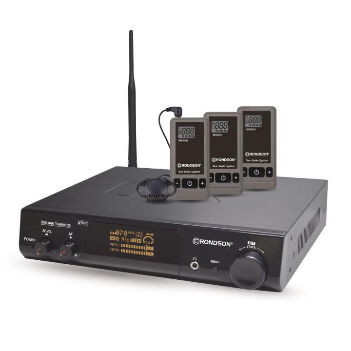 Station émetteur pour système de visite guidée UHF WT-200T Rondson