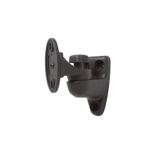 Paire de supports universels noirs en nylon, orientables tous sens Rondson