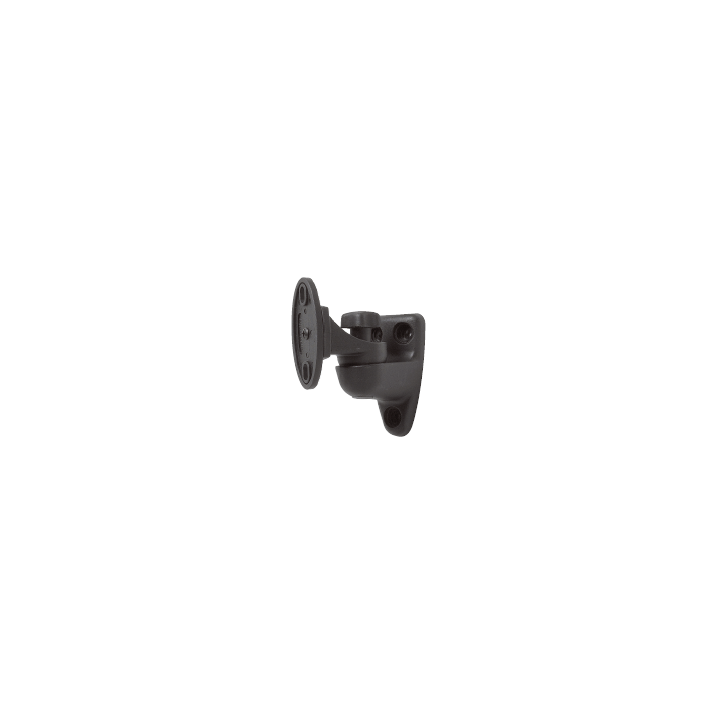 Paire de supports universels noirs en nylon, orientables tous sens Rondson