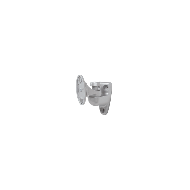 Paire de supports universels argent en nylon, orientables tous sens Rondson