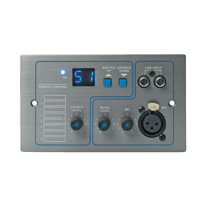 Platine préampli avec entrées MIC/LINE / sélection source Rondson