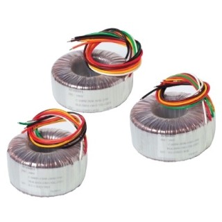 Transformateur torique audio 8 Ohms - 100/70/50/25 W / 100 V Rondson