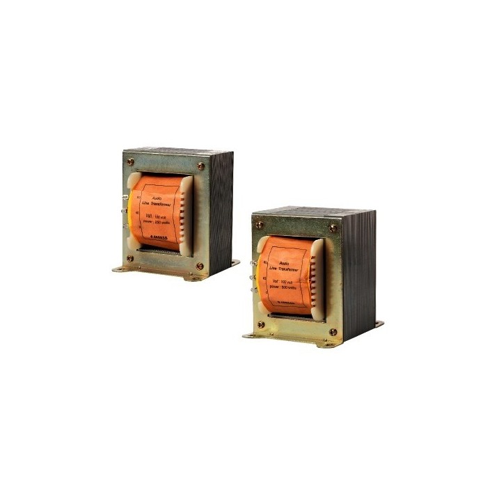 Transformateur audio 4/8 Ohms - 500 W / 100 V Rondson