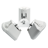 Support d'installation blanc pour 3 enceintes PBT-TBX-PLS-WS-BS Rondson