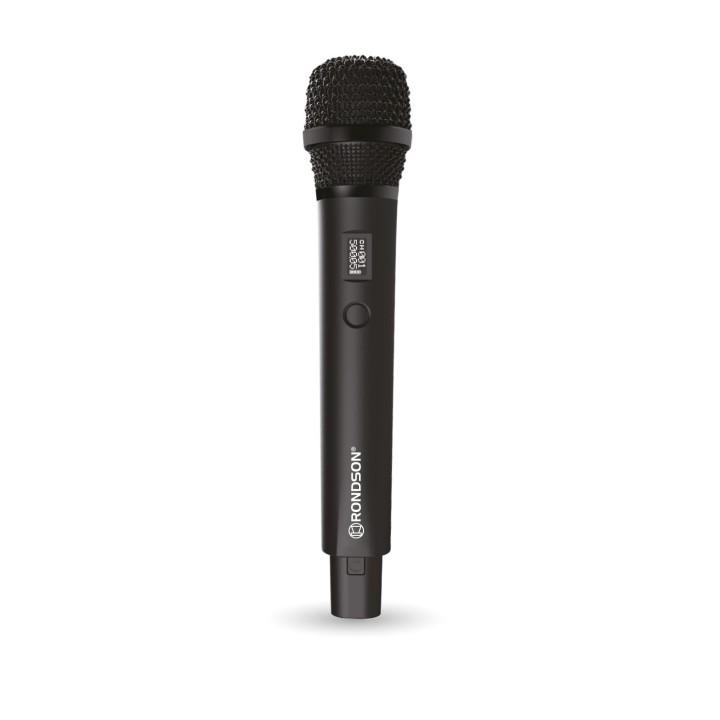 Microphone à main sans fil UHF pour visite guidée Rondson