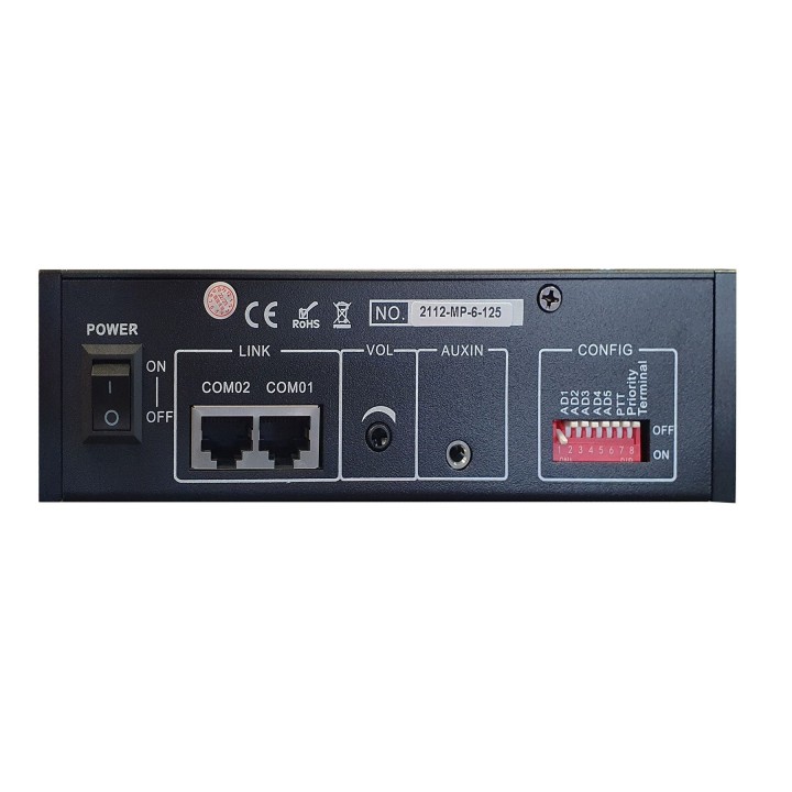 Pupitre microphone Rondson RNS-MP-6 | 6 zones | série AME-6 Rondson