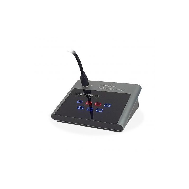 Pupitre microphones Rondson RNS-PA-04D | 4 zones | compatible AM-4240D Rondson