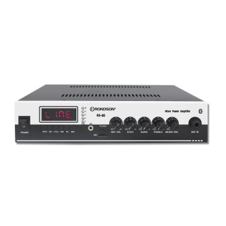 Amplificateur Rondson RNS-PA-40 | 40W | lecteur MP3 Bluetooth USB 100V 4 ohms Rondson