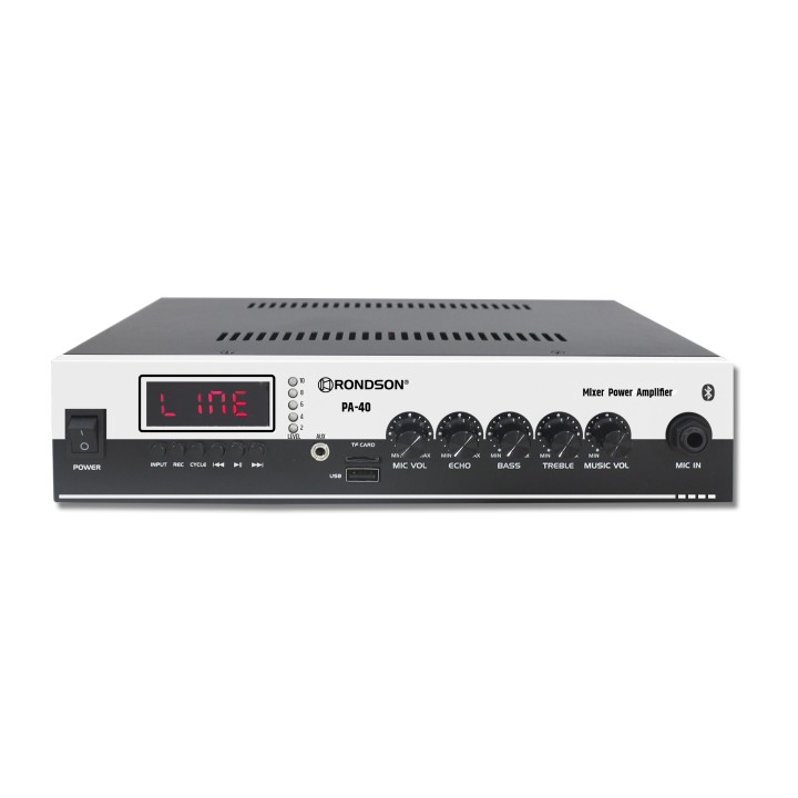 Amplificateur Rondson RNS-PA-40 | 40W | lecteur MP3 Bluetooth USB 100V 4 ohms Rondson