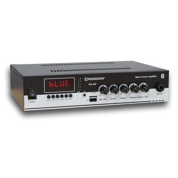 Amplificateur Rondson RNS-PA-40 | 40W | lecteur MP3 Bluetooth USB 100V 4 ohms Rondson
