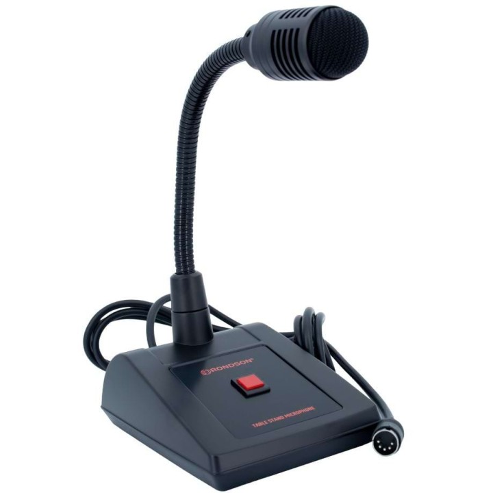 Pupitre micro Rondson RNS-PA-100D | bouton poussoir | modulation/télécommande (sym.) Rondson