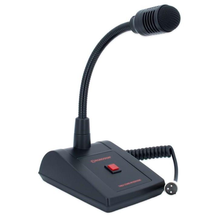 Pupitre micro Rondson RNS-PA-100X | bouton poussoir | XLR mâle symétrique Rondson