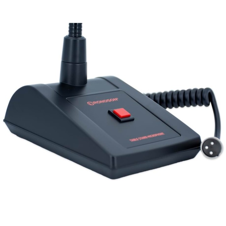 Pupitre micro Rondson RNS-PA-100X | bouton poussoir | XLR mâle symétrique Rondson