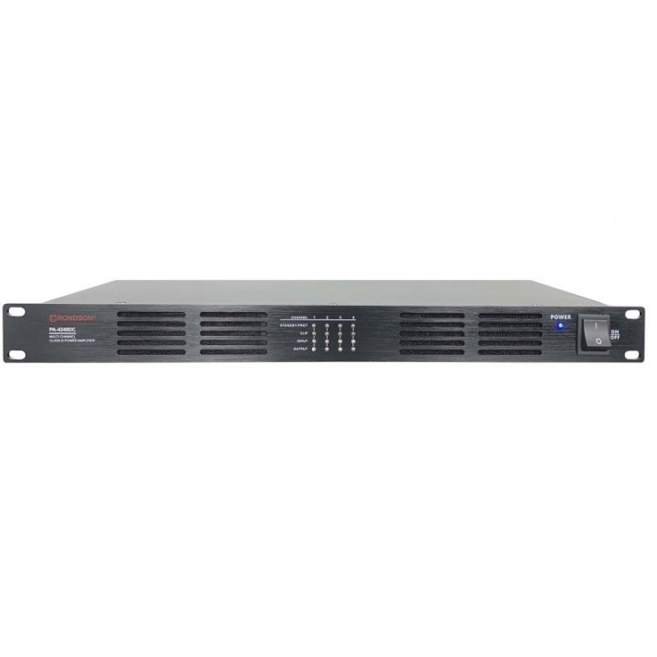 Amplificateur de puissance Rondson RNS-PA-4240DC | 4 x 240 W | Class D | DC 24 V Rondson