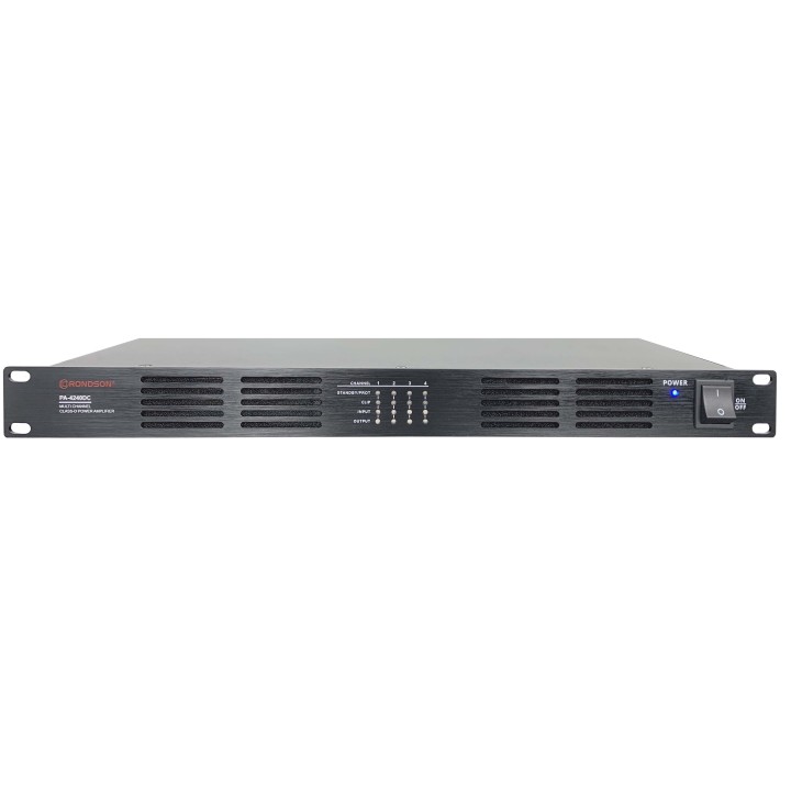 Amplificateur de puissance Rondson RNS-PA-4240DC | 4 x 240 W | Class D | DC 24 V Rondson