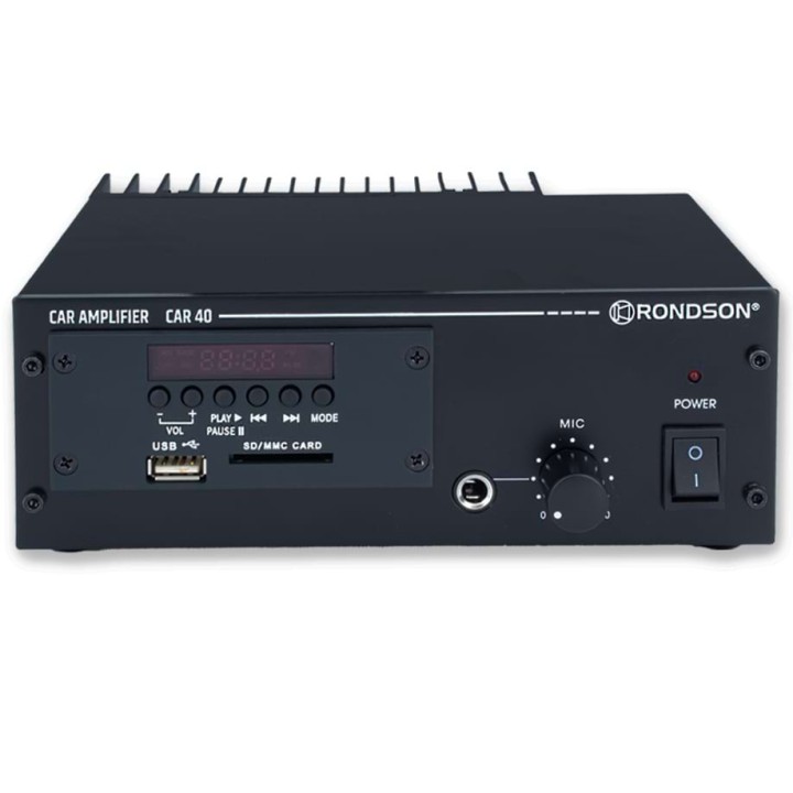 Ensemble sonorisation véhicule Rondson RNS-PACK-40 | 40 W | kit complet pack audio embarqué Rondson