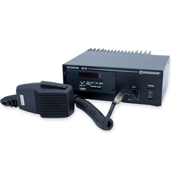 Ensemble sonorisation véhicule Rondson RNS-PACK-40 | 40 W | kit complet pack audio embarqué Rondson