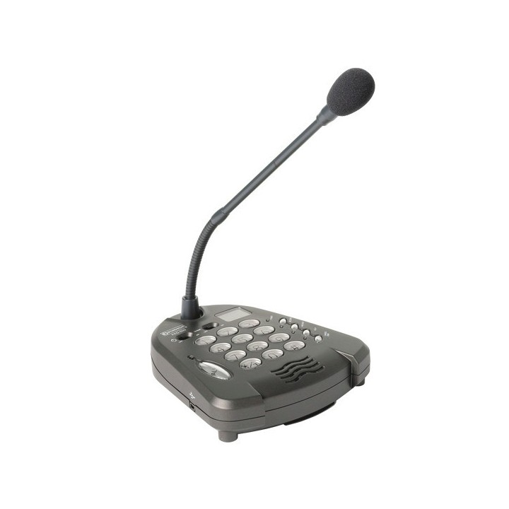 Pupitre microphone d'appel Rondson RNS-PAD500 | enregistrement numérique | annonces multi-zones Rondson