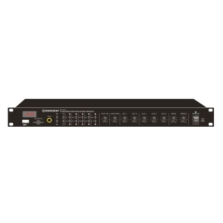 Préamplificateur IP Rondson RNS-PM-5-IP | 5 entrées | lecteur MP3 RJ45 LAN Rondson