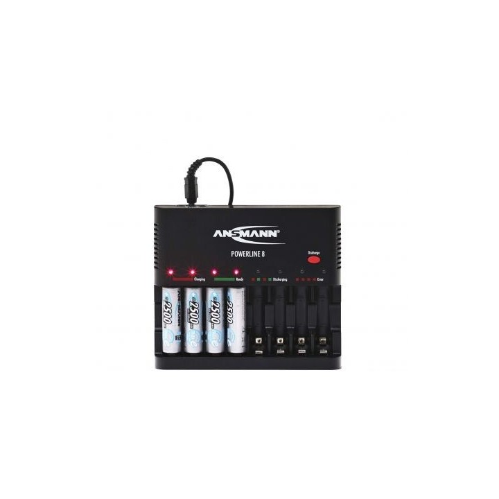 Chargeur batteries Rondson RNS-PWL8 | 8x AA/AAA | NiMH/NiCd Rondson