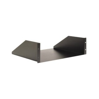 Étagère de montage 19" 1U Rondson RNS-RF1UAD | acier noir | rack standard 19" Rondson