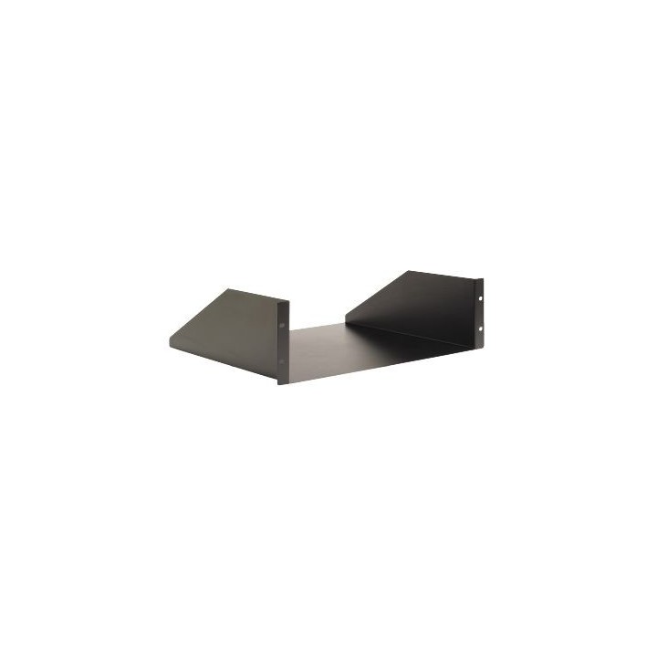 Étagère de montage 19" 1U Rondson RNS-RF1UAD | acier noir | rack standard 19" Rondson