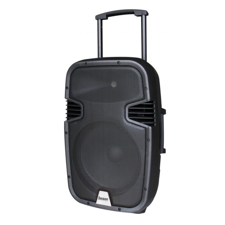 Enceinte amplifiée Rondson RNS-RUNNER15 | 130 W | Bluetooth USB/SD MP3 | 2 micros UHF batterie Rondson