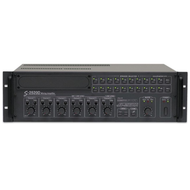 Amplificateur de puissance Rondson RNS-S-5020D | 500W | 20 zones 100V Class D DC 24V Rondson