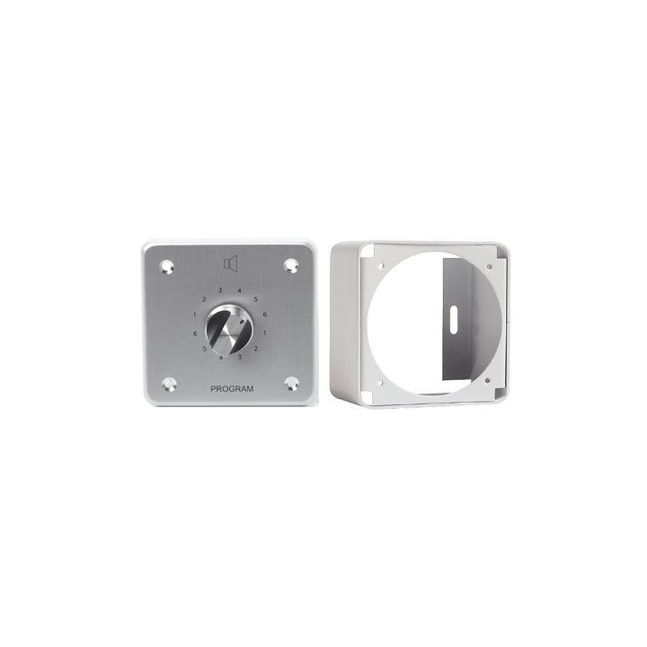 Sélecteur de programme audio Rondson RNS-SL-6 | 6 sources ligne 100 V | boîtier métal Rondson