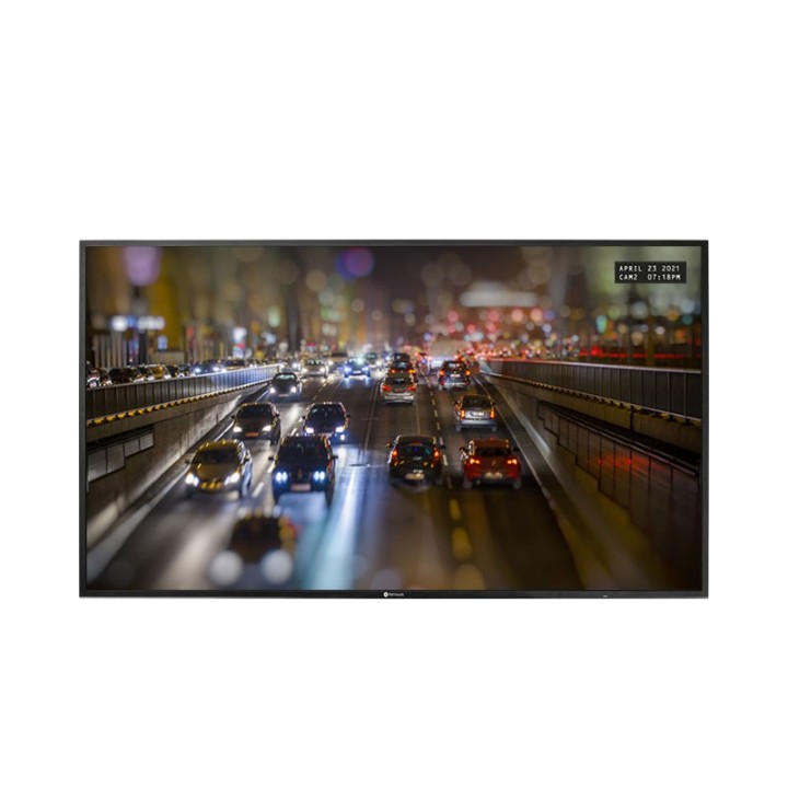 Neovo - Ecran de sécurité 55p UHD, 350cd, 2xBNC IN/OUT - Métal AG Neovo