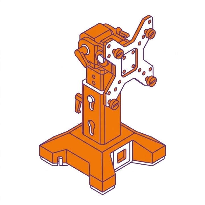 Pied pour écran Dahua DHI-LS550UC-B-D | compatible mur d’images | pour écran 55”