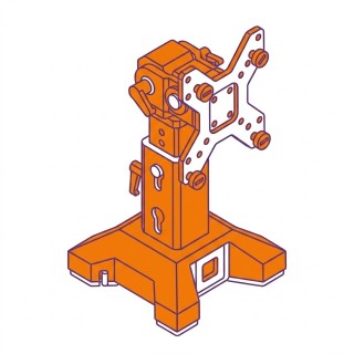 Pied pour écran mur d’images Dahua DHI-LS460UC-E/U-D | 46" | fixation 1000 mm