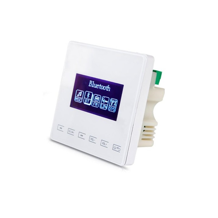 Amplificateur mural Rondson RNS-HOMEPLAY-215 | 2 x 15W | Bluetooth USB tuner FM 8 Ohms