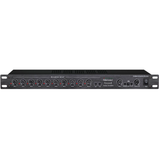 Préamplificateur micro Rondson RNS-PM10P | 10 entrées MIC + priorités | 2 AUX | 1U